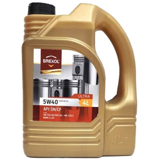 Brexol Ultra 5W-40 (4 л) моторна олива