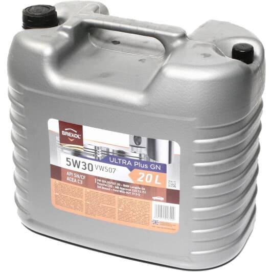 Brexol Ultra Plus VW507 5W-30 (20 л) моторное масло