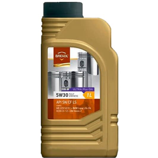 Brexol Ultra Plus GN 5W-30 (1 л) моторное масло