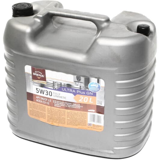 Brexol Ultra Plus GN 5W-30 (20 л) моторна олива