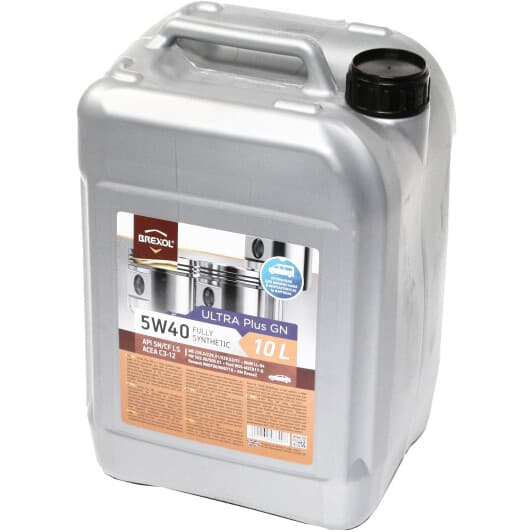 Brexol Ultra Plus GN 5W-40 (10 л) моторна олива