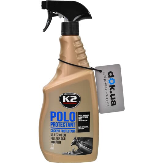 Полироль для салона K2 Polo Protectant свежесть 750 мл