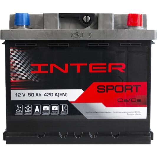 Акумулятор Inter 6 CT-50-R Sport 4820219073895