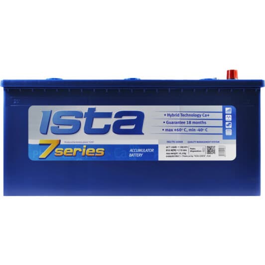 Аккумулятор Ista 6 CT-140-L 7 Series 6406002802