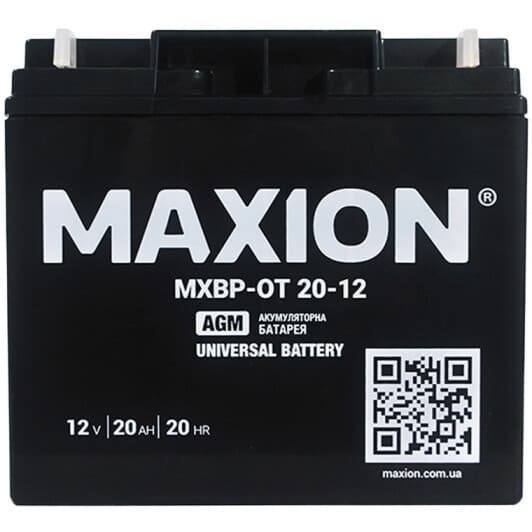 Акумулятор для ДБЖ Maxion MXBPOT1220 20 Аг 12 В