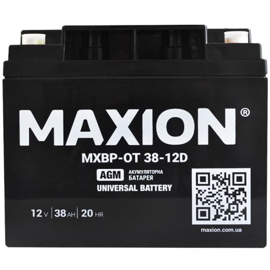 Аккумулятор для ИБП Maxion MXBP-OT38-12D MXBPOT3812D 38 Ач 12 В