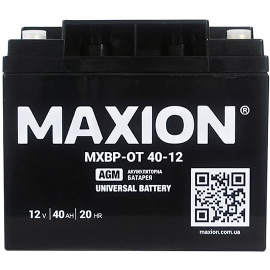 Аккумулятор для ИБП Maxion MXBP-OT40-12 MXBPOT1240 40 Ач 12 В