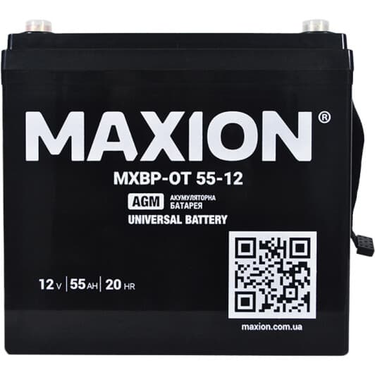 Аккумулятор для ИБП Maxion MXBP-OT55-12 MXBPOT1255 55 Ач 12 В