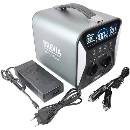 Зарядна станція Brevia 500W NCA 500 W 484Wh / 134400mAh