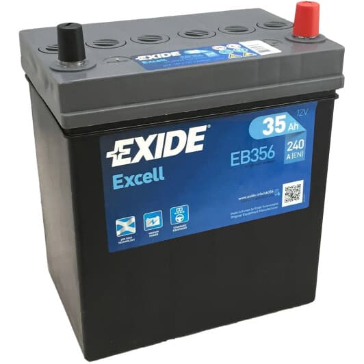 Акумулятор Exide 6 CT-35-R Excell EB356