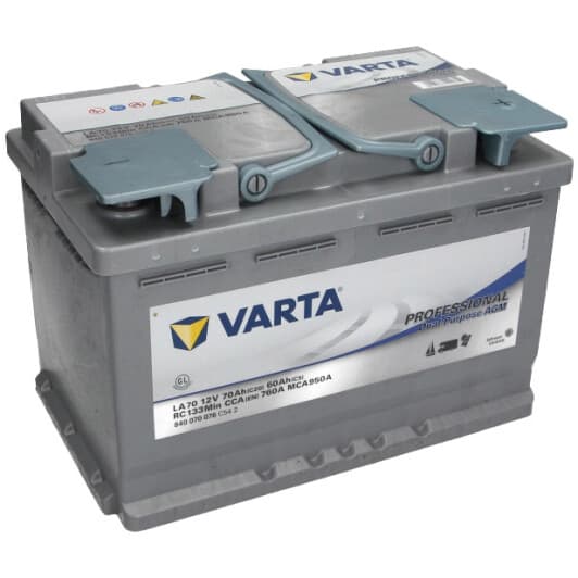 Тяговый аккумулятор Varta Professional Dual Purpose VA840070076 70 Ач 12.8 В