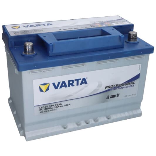 Тяговый аккумулятор Varta Professional Dual Purpose VA930070076 70 Ач 12 В