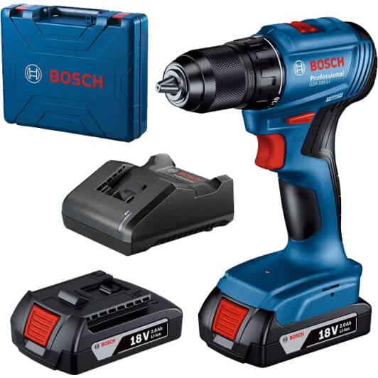 Шуруповерт Bosch аккумуляторный GSR 185-LI Professional (2 аккумулятора + ЗУ)