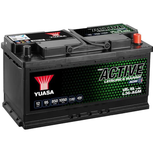Тяговый аккумулятор Yuasa L36-AGM L36AGM 95 Ач 12 В