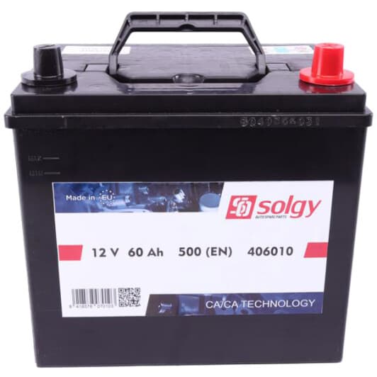 Аккумулятор Solgy 6 CT-60-R 406010
