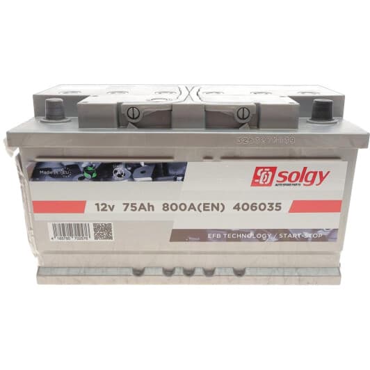Аккумулятор Solgy 6 CT-75-R 406035