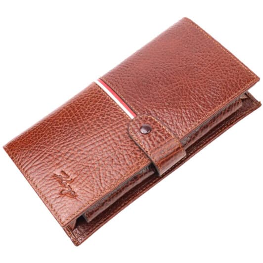 Клатч Karya 21180 без логотипа авто колір коричневий