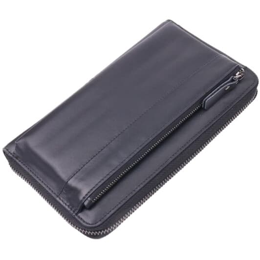 Клатч Vintage 21292 без логотипа авто колір чорний