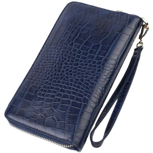 Клатч Canpellini 21922 без логотипа авто колір синій