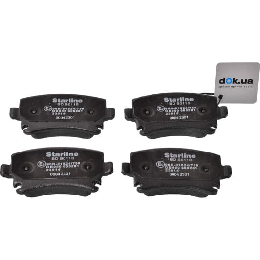 BDS011S Starline Тормозные колодки