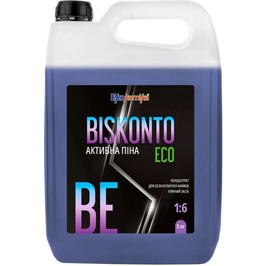 Концентрат автошампуня Ekokemika BISKONTO ECO с щелочью (5 л)