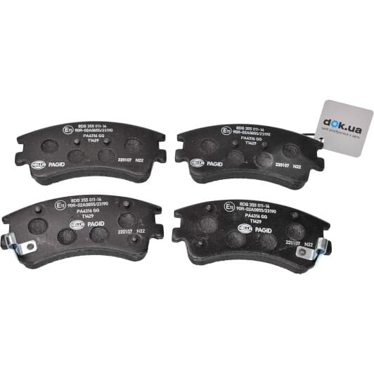 8DB 355 011-141 Hella Pagid Тормозные колодки для Mazda 6