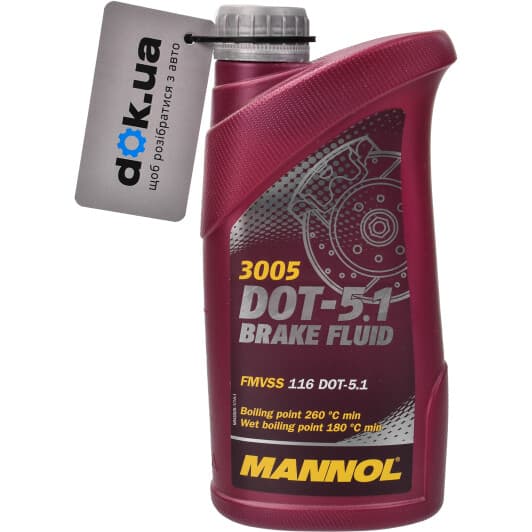 Гальмівна рідина Mannol Brake Fluid DOT 5.1 пластик