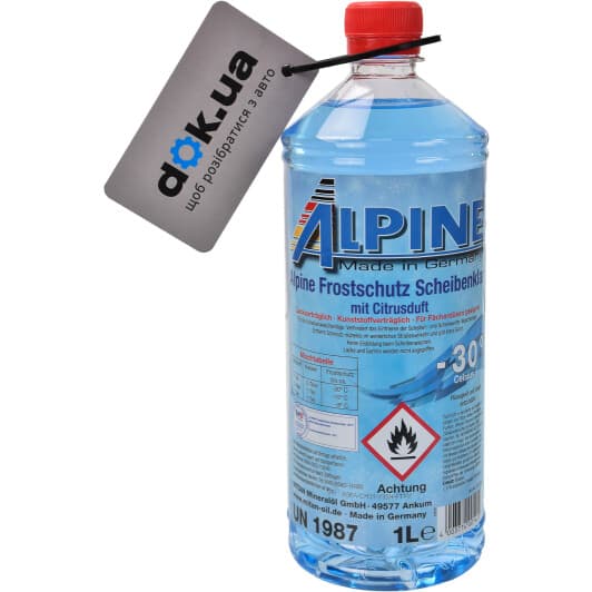 Концентрат омивача Alpine зимовий -30 °С (1 л)