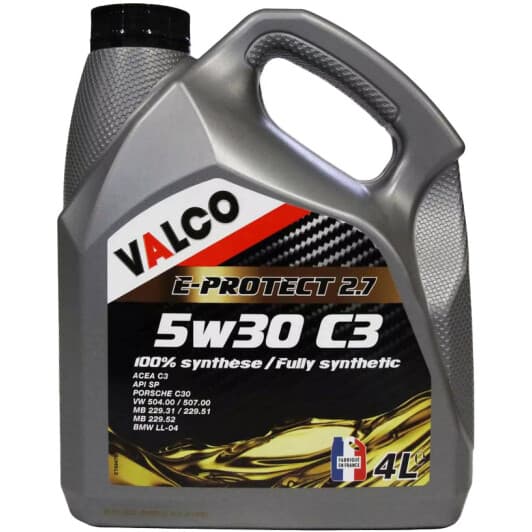 Valco E-PROTECT 2.7 5W-30 (4 л) моторное масло
