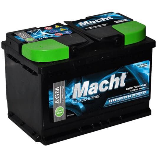 Аккумулятор Macht 6 CT-70-R AGM 104141