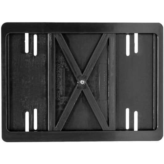 Рамка номерного знака Amio 02994 колір чорний