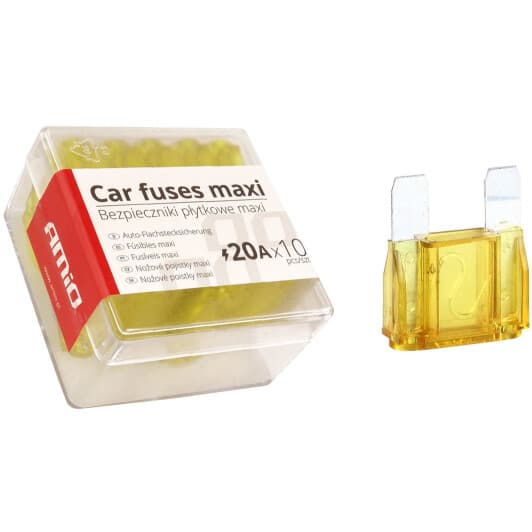 Набор предохранителей Amio 02324 FX maxi (mega) 10 шт.