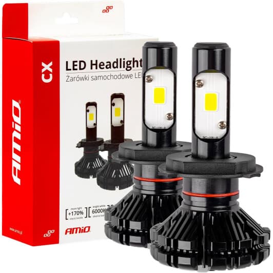 Автолампа Amio CX H4 P43t 30 W 01073