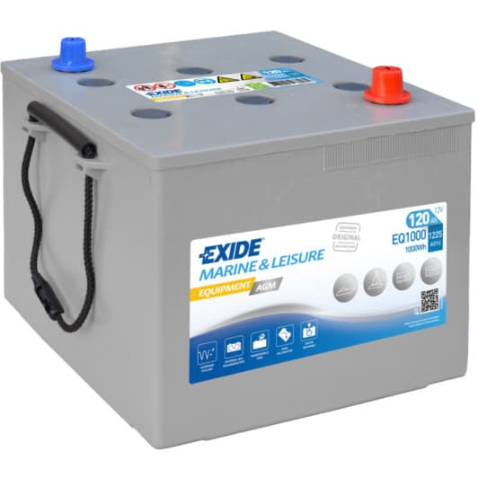 Тяговий акумулятор Exide Marine & Leisure EQ1000 120 Аг 12 В