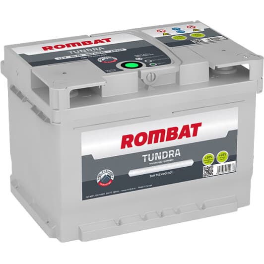 Акумулятор Rombat 6 CT-62-R Tornada Asia T262N