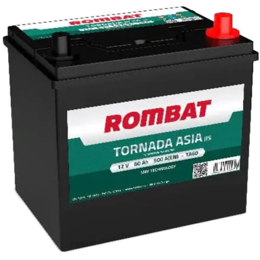 Аккумулятор Rombat 6 CT-60-R Tornada Asia TA60