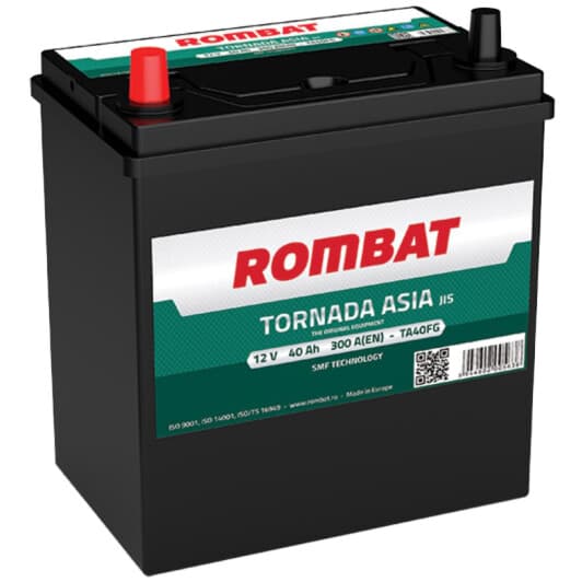 Аккумулятор Rombat 6 CT-40-L Tornada Asia TA40FG