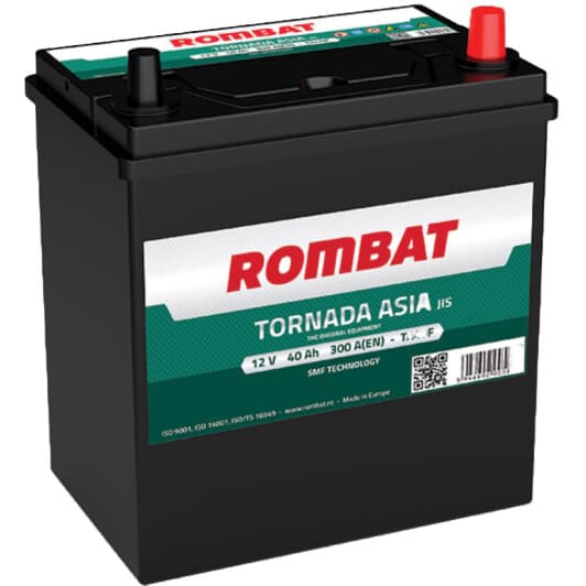 Аккумулятор Rombat 6 CT-40-R Tornada Asia TA40F