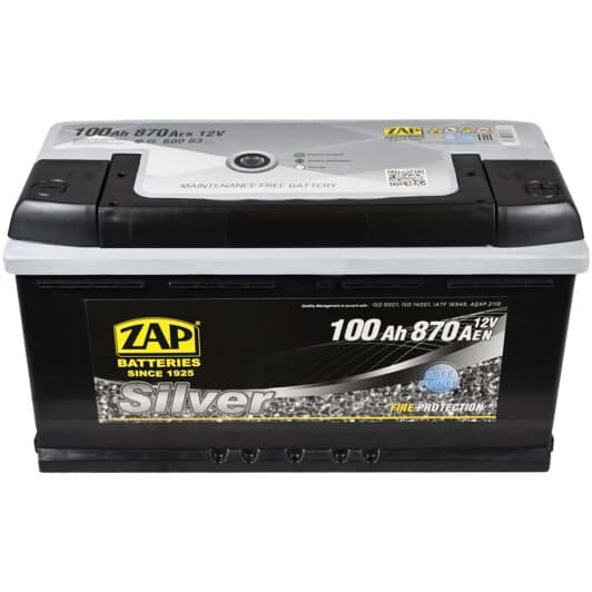Аккумулятор ZAP 6 CT-100-R Silver 60083Z