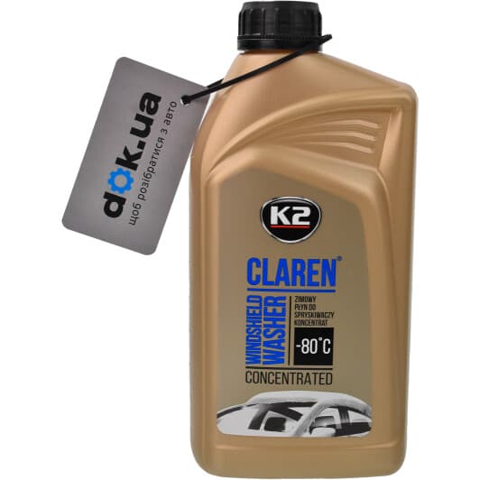 Концентрат омывателя K2 Claren зимний -80 °С (1 л)