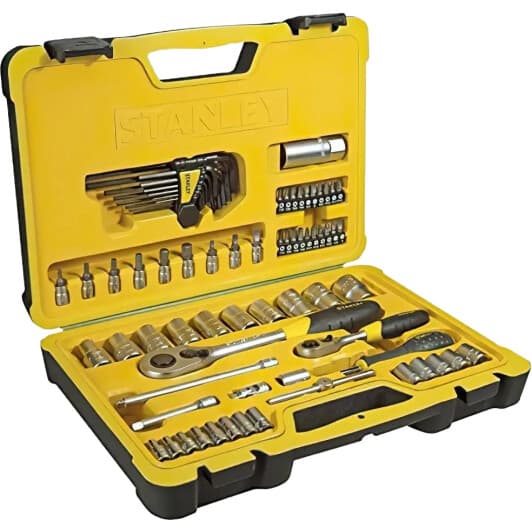 Набір торцевих головок та компонентів Stanley STHT0-73927 1/2", 1/4" (75 пр.)