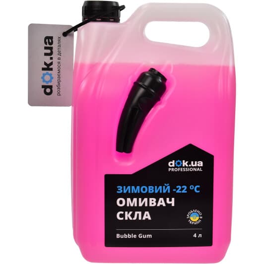 Омыватель стекла DOK Professional зимний -22 °С bubble gum (4 л)