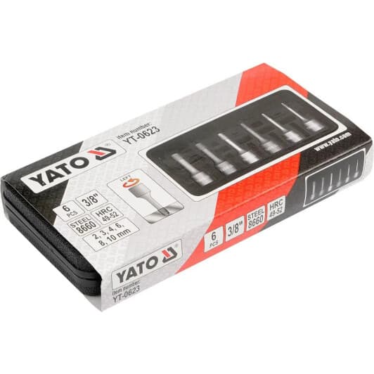Набір головок-екстракторів Yato YT-0623 6 шт.