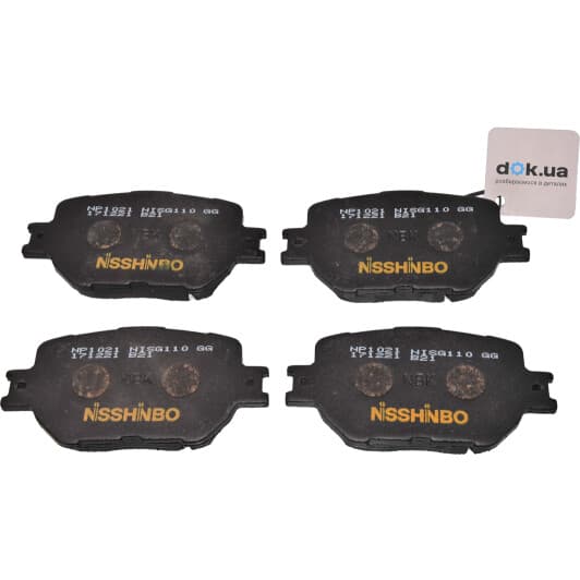 np1021 Nisshinbo Тормозные колодки