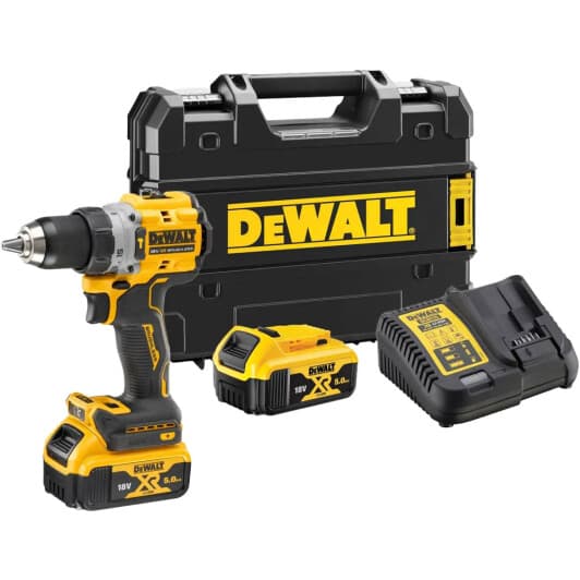 Шуруповерт DeWALT аккумуляторный DCD805P2T (2 аккумулятора + ЗУ + чехол)