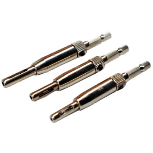 Набір свердл S&R трубчастих по дереву Meister 216802003 2.4-3.6 мм 3 шт.