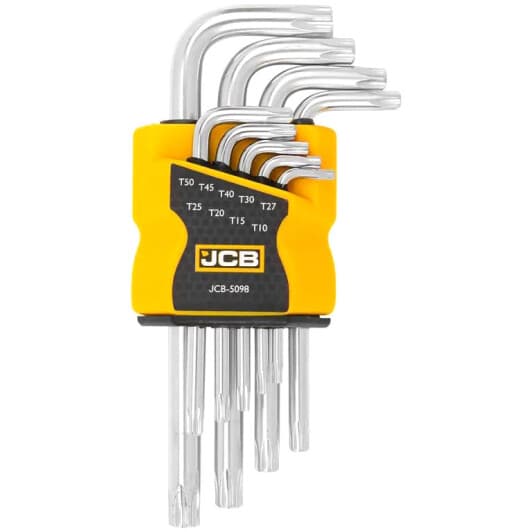 Набор ключей TORX JCB JCB-5098 T10H-T50H 9 шт