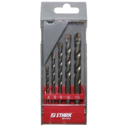Набор сверл Stark спиральных по кирпичу и бетону FDSET05C 4-10 мм 5 шт.