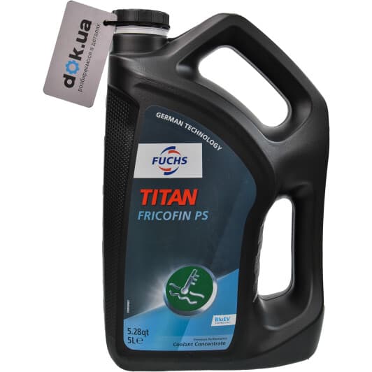 Fuchs Titan Fricofin PS OAT зеленый 5 л (602209665) концентрат антифриза