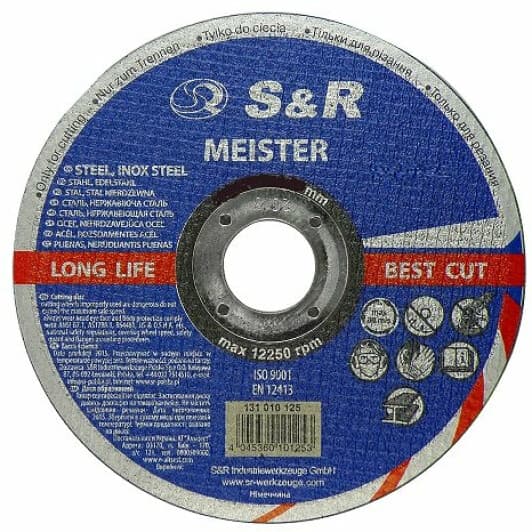 Круг відрізний S&R Meister 131012115 115 мм